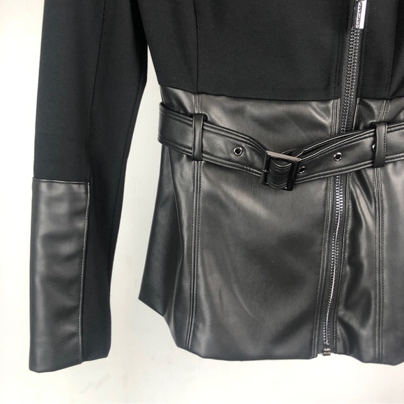 Marciano knit & faux leather jacket - Picture 4 of 10